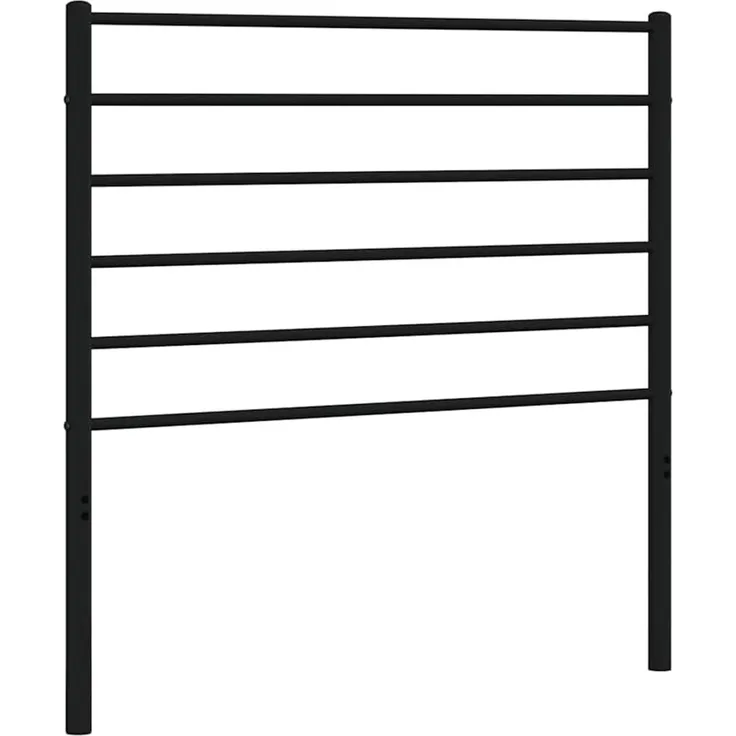 vidaXL Ersatz-Kopfteil Metall Schwarz 107 cm