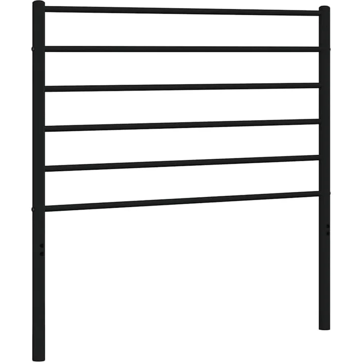 vidaXL Ersatz-Kopfteil Metall Schwarz 107 cm – Bild 1