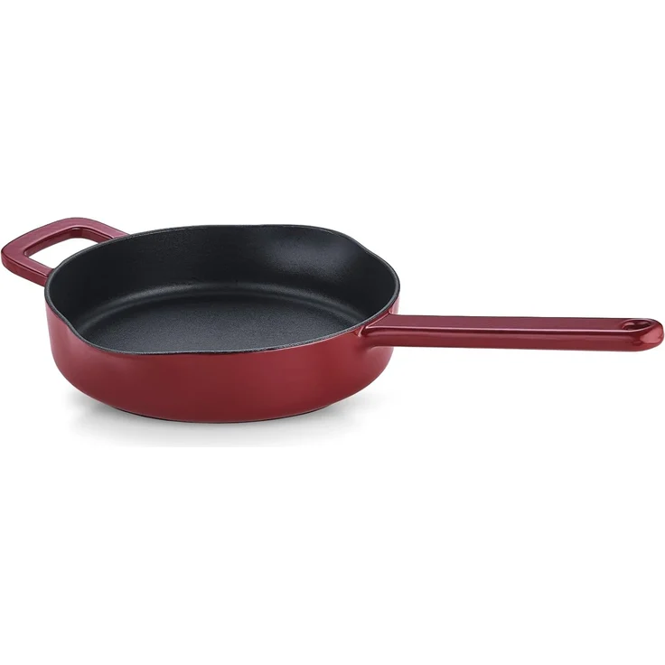 Fissler Bratpfanne Moments Collection Gusseisen, Pfanne, rund, Schüttrand mit Ausgießern, Gusseisen (1-tlg), Aroma-Bratfläche mit natürlichem Antihafteffekt