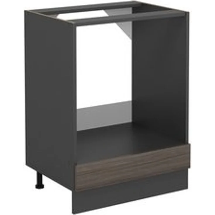 Herdumbauschrank R-Line Edelgrau 60 cm ohne Arbeitsplatte Vicco – Bild 5