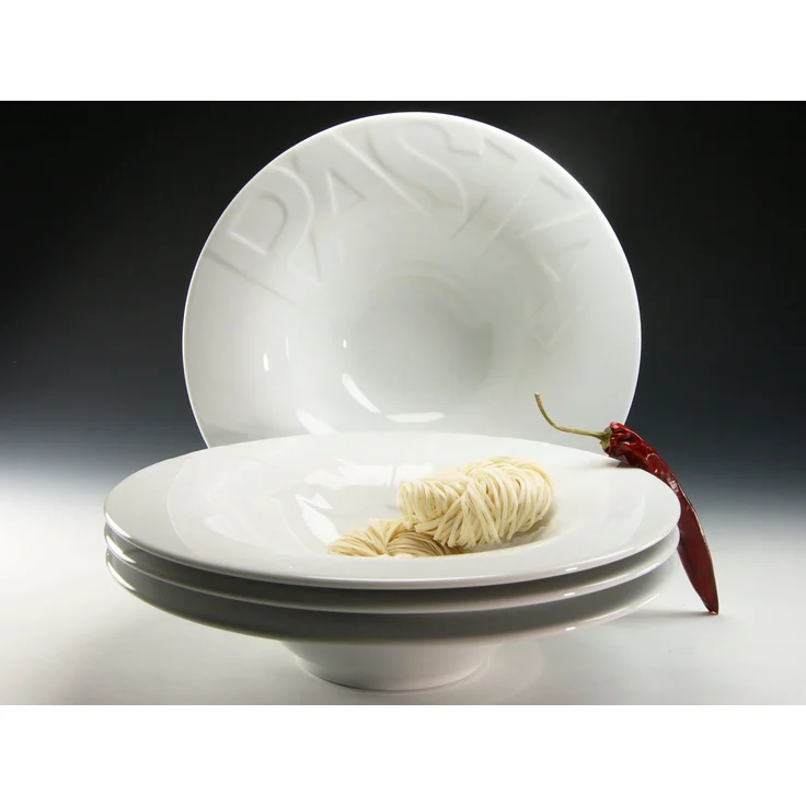 Gourmet Weiss, Pastateller 27 cm 4-tlg (mo) – Bild 4