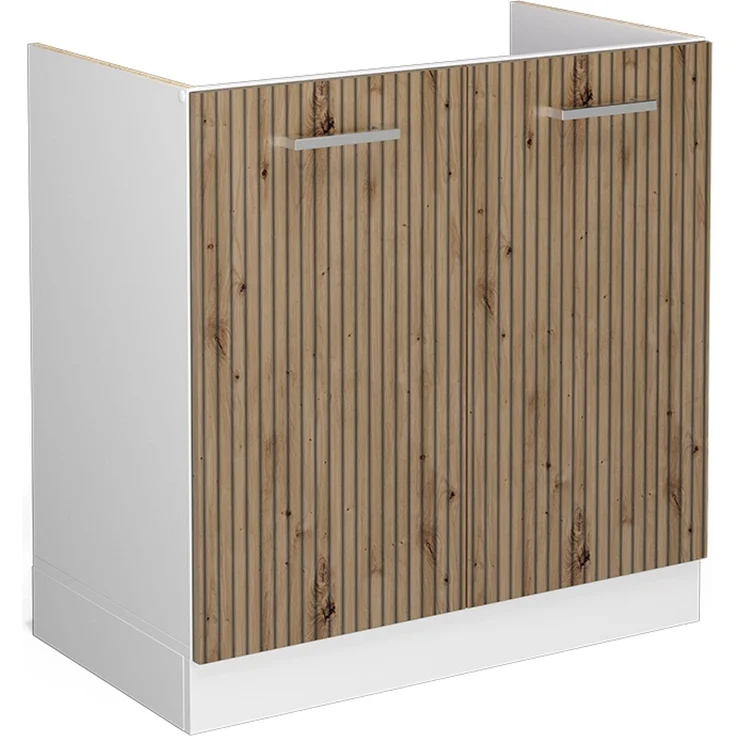 Küchenfront R-Line Artisan-Eiche 79.2 x 71.3 cm Möbelfront für den Spülenunterschrank Vicco – Bild 5