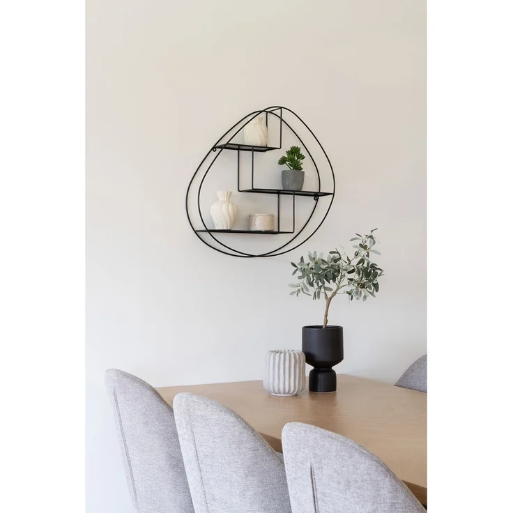 House Nordic Vase, Keramik, weiß, 2er-Set – Bild 8