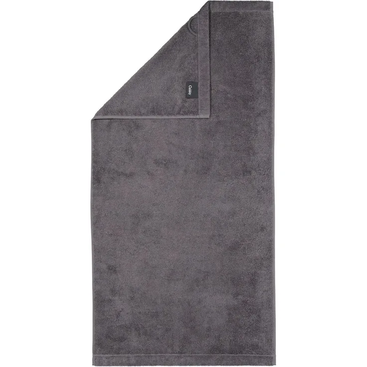 CAWÖ Gästetuch - Lifestyle, Walkfrottier, Baumwolle, einfarbig Anthrazit 30x50cm