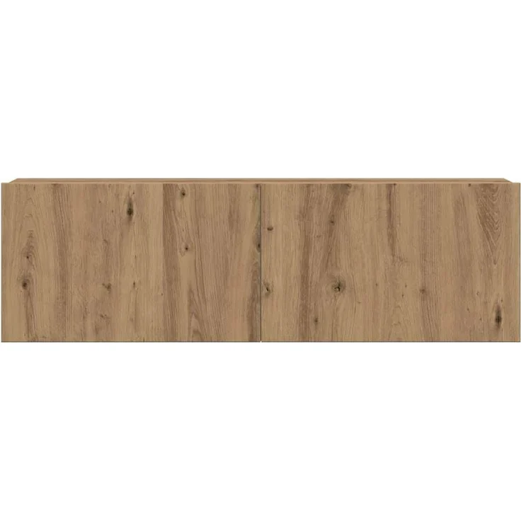 vidaXL 4-tlg. TV-Schrank-Set Wandmontage Artisan-Eiche Holzwerkstoff 3329154 – Bild 5