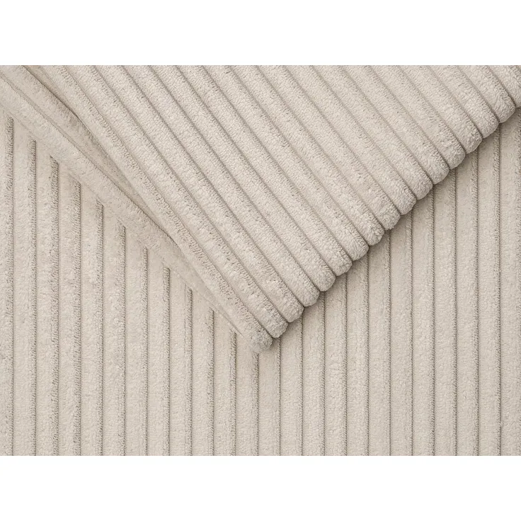 Vente-unique - VIZIR Sessel SamtStoff Beige - B 95 cm x H 105 cm85 cm x L 127 cm – Bild 4