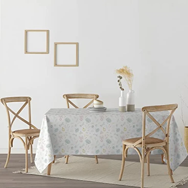 Belum MasterChef Tischdecke aus Kunstharz, schmutzabweisend, Größe: 300 x 140 cm, Modell: 0400-63, Stoff: 100% Baumwolle, Tischdecke ohne Wachstuch, sehr weich, wasserdicht, flüssigkeitsabweisend – Bild 4