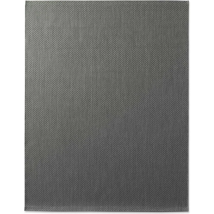 TaraCarpet Outdoorteppich Regina Teppich aus robustem Flachgewebe für In und Outdoor, rechteckig, Höhe: 7 mm, Küche Wohnzimmer Terrasse Garten Balkon uni anthrazit 80x150 – Bild 3