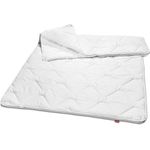 sleepling 194078 Basic 100 Kinderdecke Babydecke | 4-Jahreszeitendecke | Babybettdecke Kinderbettdecke 4-Jahreszeitenbettdecke | Made in EU | Ökotex | Waschbar 60 Grad | 100x135 cm, weiß