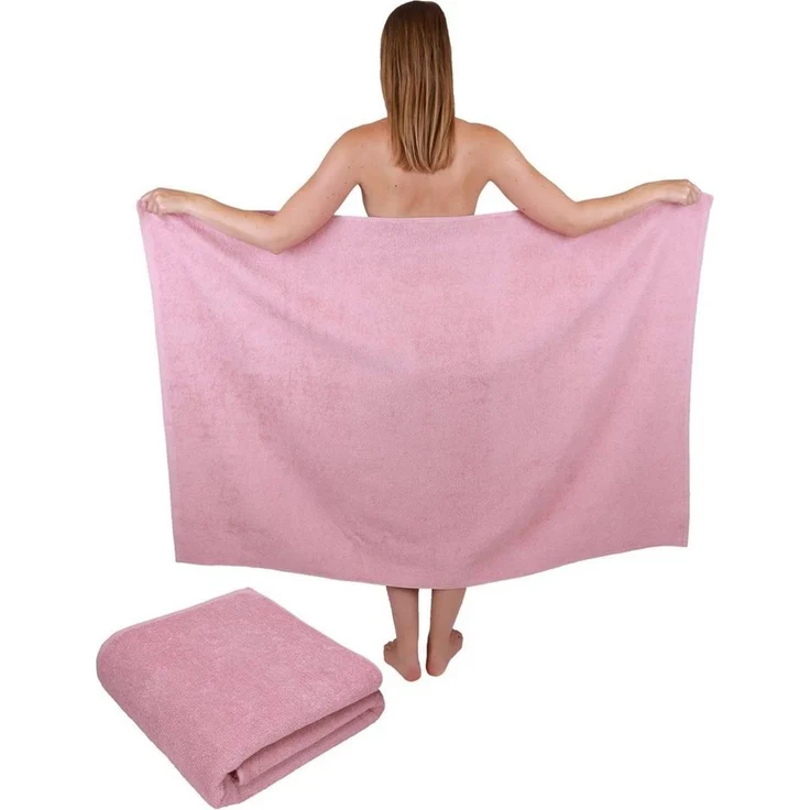 Betz Badetuch 2 Stück Maxi Duschtücher XXL Berlin Größe 100x150cm, 100% Baumwolle
