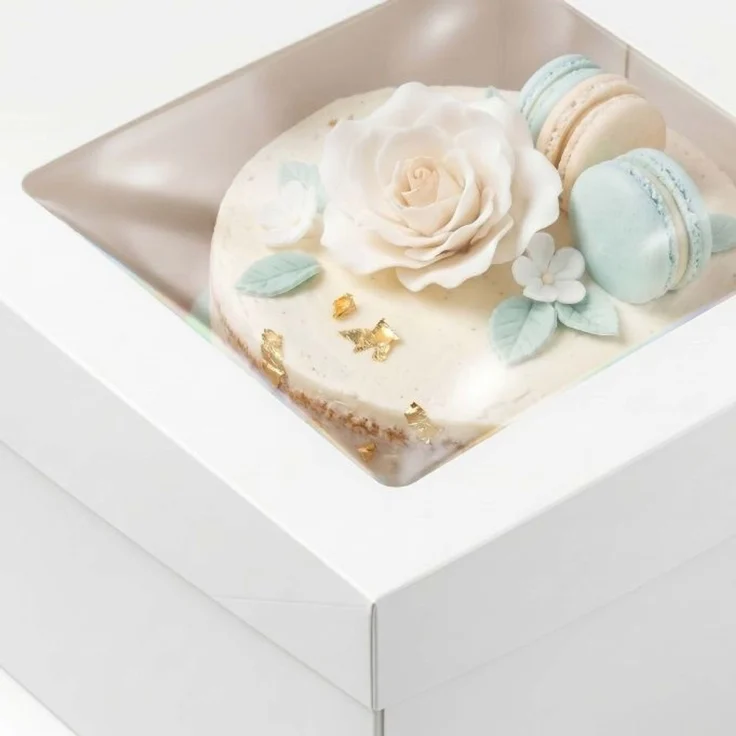 Relaxdays Tortenbox Set Sichtfenster & Cakeboards – Bild 5