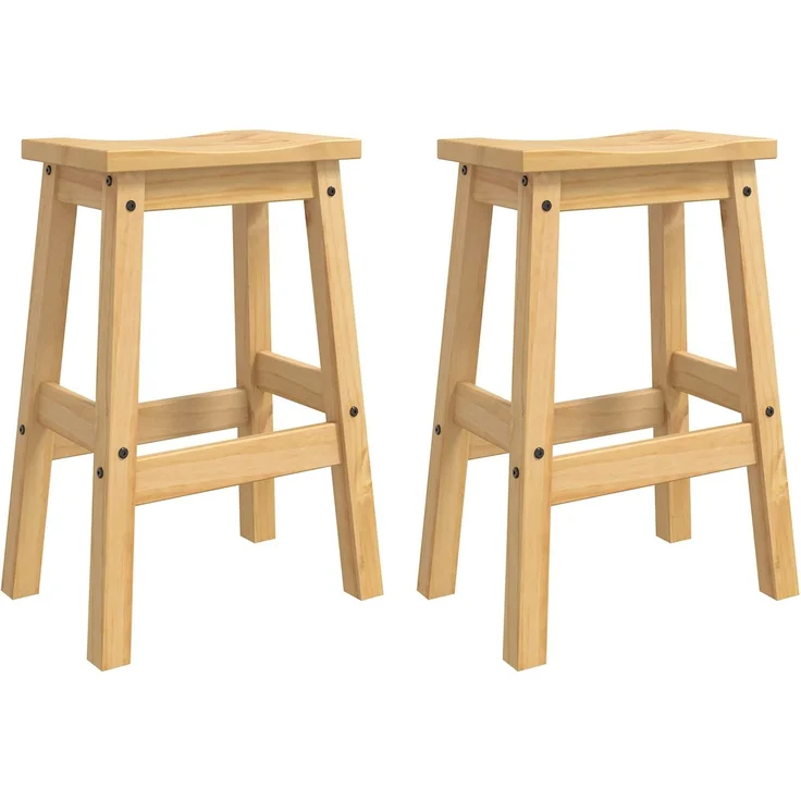 vidaXL Kücheninsel Set mit Regal 3 pcs Honigwachs Massiv-Kiefer 3425394 – Bild 5