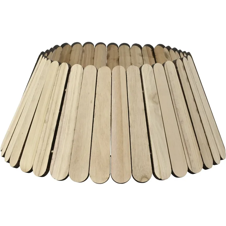 Everlands Baumring für Weihnachtsbaum Holz Ø 70 x 28 cm natur