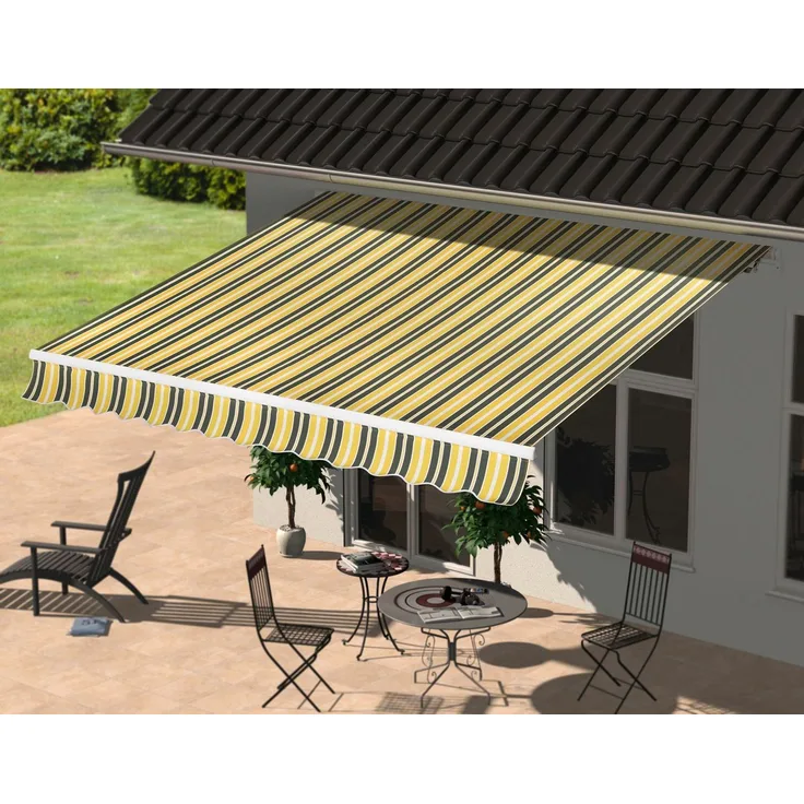 KONIFERA Gelenkarmmarkise Breite/Ausfall: 395 x 250 cm, Neigungswinkel verstellbar