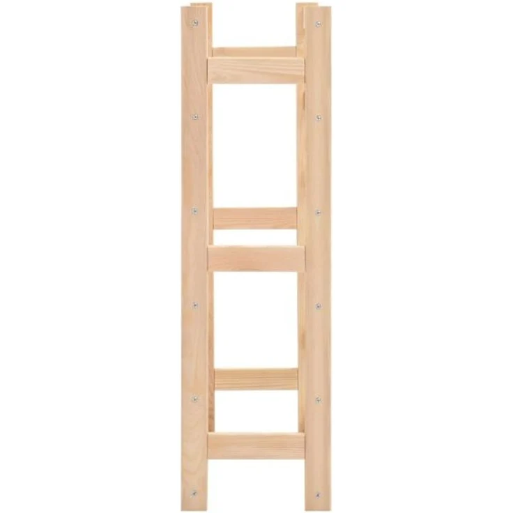 vidaXL Weinregal für 30 Flaschen Kiefernholz 286194 – Bild 3