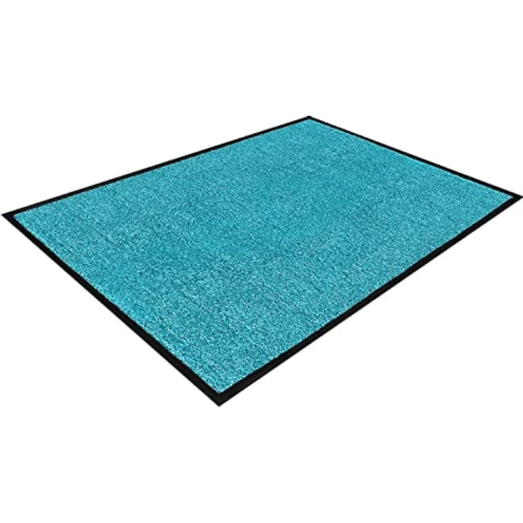 etm® Schmutzfangmatte - Fußmatte in vielen Größen - Türmatte Fußabstreifer für Haustür innen und außen (Türkis, 60x90 cm) – Bild 7