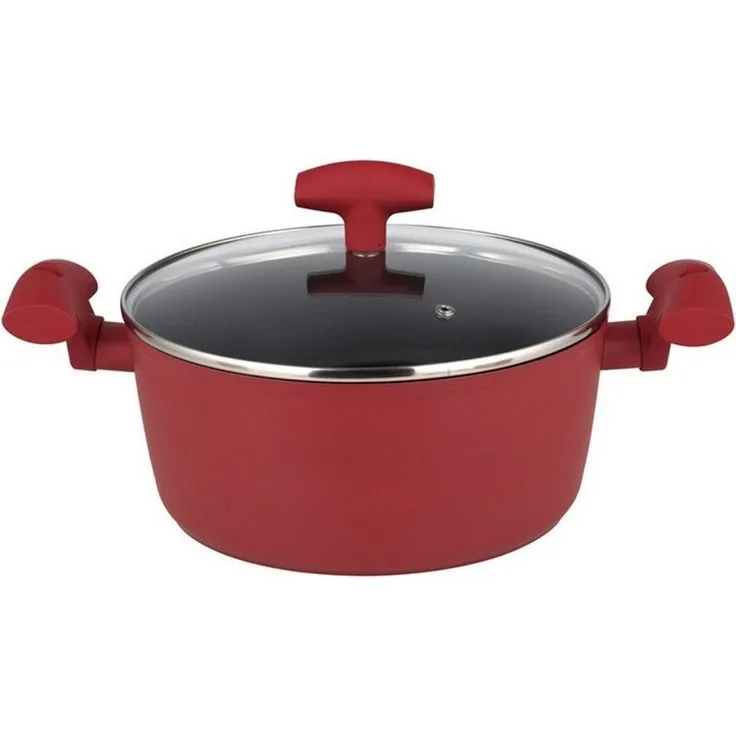 Topf mit Glasdeckel 24cm