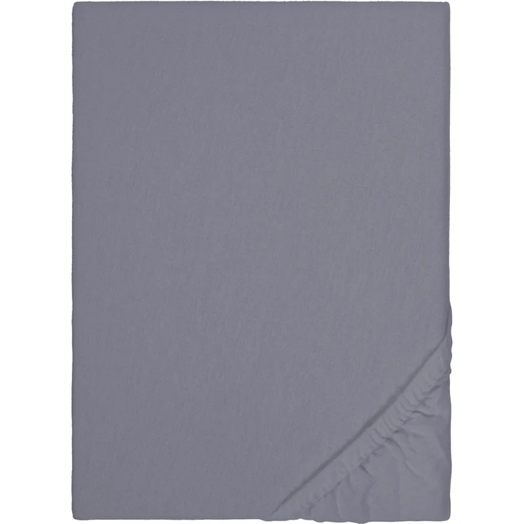 biberna Feinbiber-Spannbetttuch, silbergrau, 1 x 60 x 120 cm - 70x140 cm – Bild 5