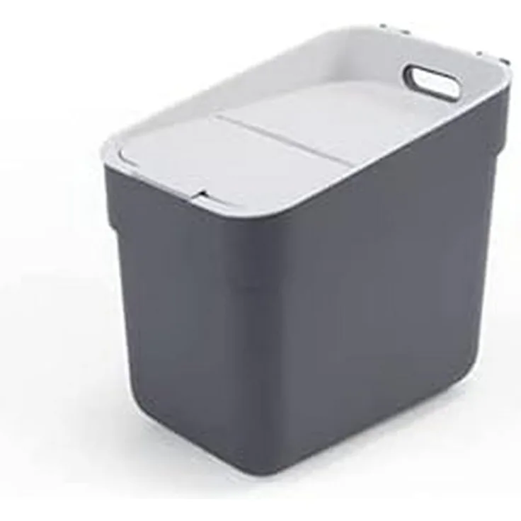 Curver 'Ready To Collect' Mülleimer, Kunststoff, Dunkelgrau, 20 Liter