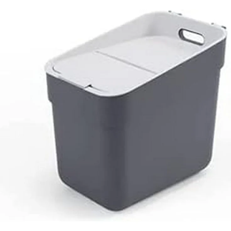 Curver 'Ready To Collect' Mülleimer, Kunststoff, Dunkelgrau, 20 Liter