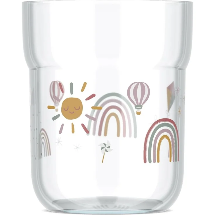 Mepal - Kinderbecher Mio - Becher für Kinder - Kinderbecher ab 9 Monaten - Spülmaschinengeeignet - BPA-frei - 250 ml - Sunshine & Rainbow