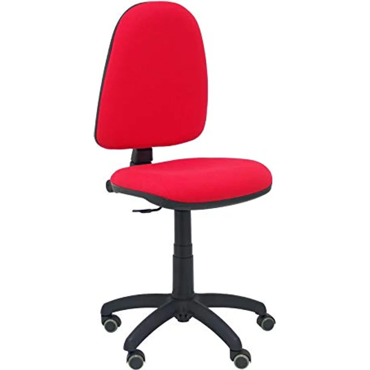 Piqueras and Crespo 04 CP – Office Chair Ergonomic with Permanent Contact Mechanism, Adjustable Height and Wheels of Parquet red – Bild 2