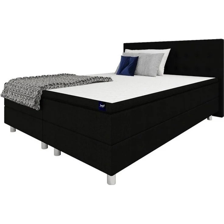 Best for Home Boxspringbett Neo Sawana Bonellfederkernmatratze mit 5 cm Topper (90x200 120x200 140x200 160x200 180x200 200x200), Handwerksqualität,TOP Preis-Leistungs-Verhältnis – Bild 4
