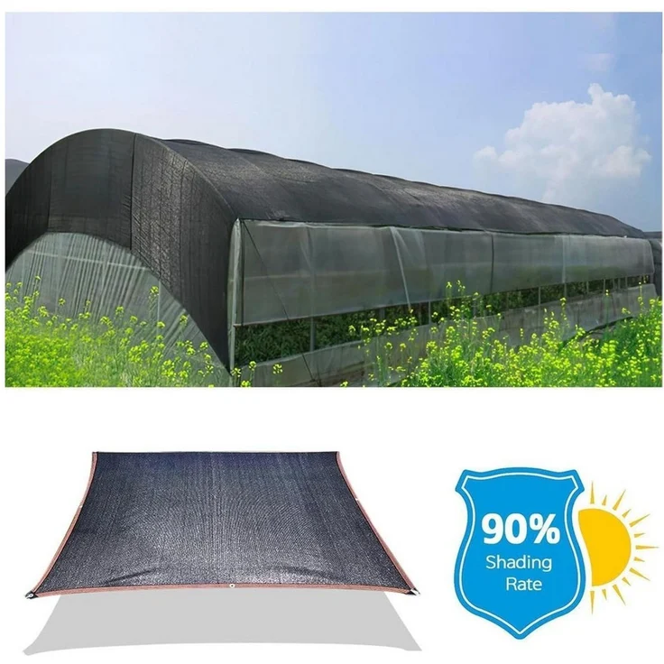 LuxusKollektion Sonnensegel Schattierungsnetz 2x2m für Gewächshaus Sonnensegel 90% UV-beständig – Bild 4