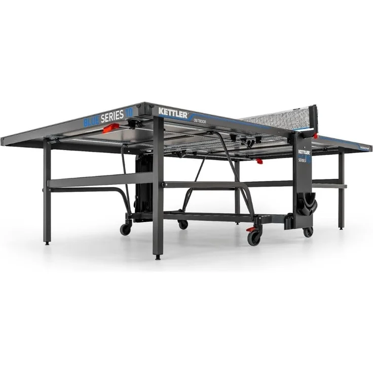 KETTLER 'K10 Outdoor' Tischtennisplatte ohne Zubehör, blau, 152,5 x 274 x 76 cm – Bild 3