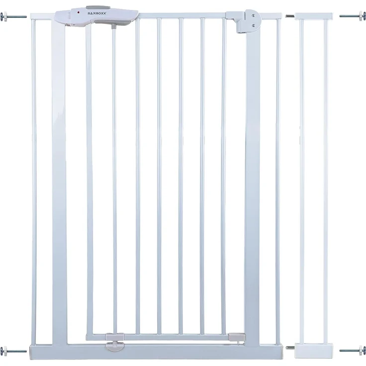 Absperrgitter Treppenschutzgitter weiß für 85-95cm Durchgang 110cm Hoch – Bild 2