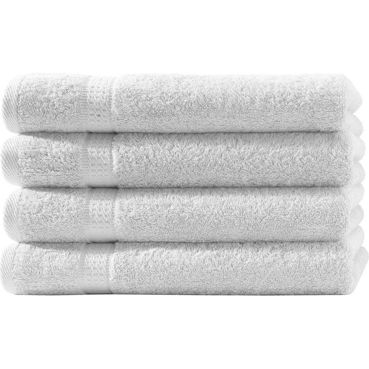 Hometex Premium Textiles Handtuch in Premium Qualität 500 g/m², Feinster Frottier-Stoff 100% Baumwolle, 4x Handtuch, weich, saugfähig, extra schwer & flauschig - TEST BILD TOP MARKE 2025 – Bild 1