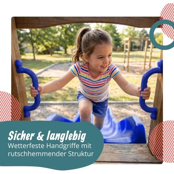 Relaxdays Klettergerüst-Griffe im Set – Bild 2