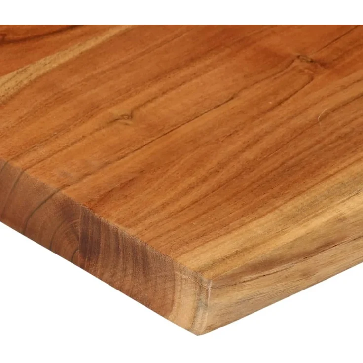 vidaXL Tischplatte 60x60x3,8cm Quadratisch Massivholz Akazie Baumkante 370642 – Bild 5