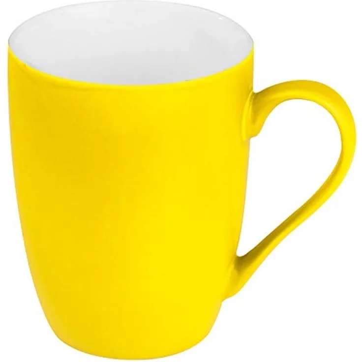 Macma Tasse Porzellantasse / Kaffeetasse / Fassungsvermögen: 300 ml / Farbe: gelb