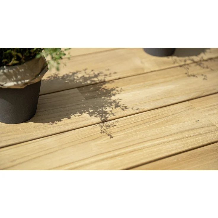 Kettler Teak Tischplatte Natur – Bild 2