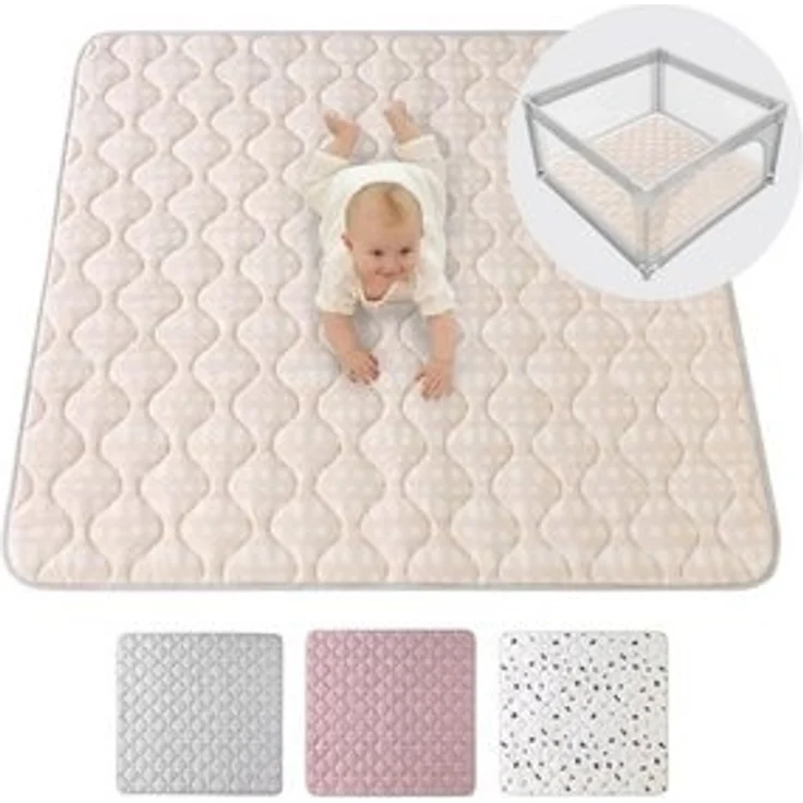 Krabbeldecke für Baby 1,27m, Krabbelmatte, Spielmatte mit Rutschfester Unterseite, Hakuna Matte – Bild 6