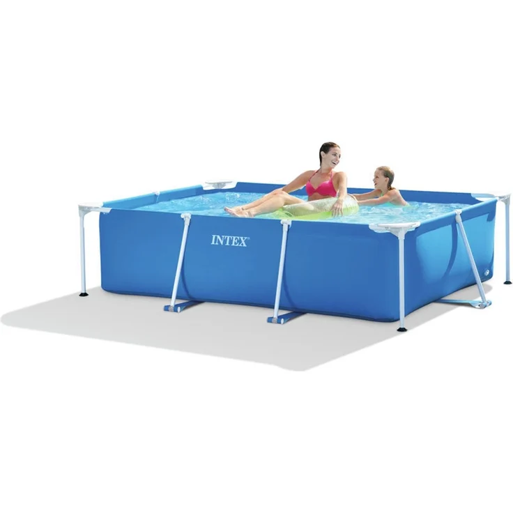 Intex 'Frame Swimming Pool Set Serie Family I', blau, 220 x 150 x 60 cm, rechteckig – Bild 1