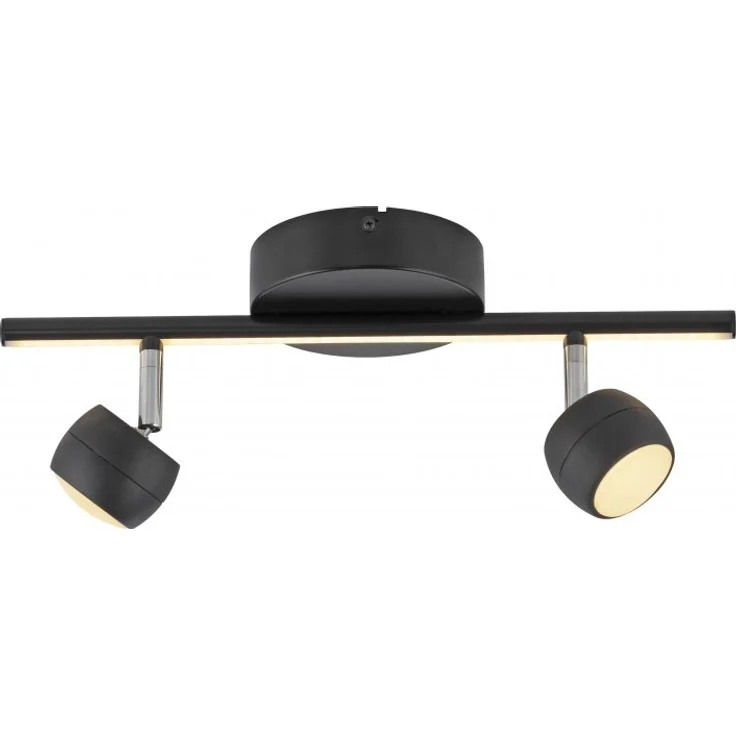 JUST LIGHT 11401-18 JARIK Deckenleuchte 2-flammig schwarz 3000K – Bild 6