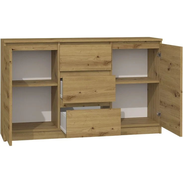 ibonto ECKKOMMODE EICHE 40x120x75cm (H 75 x T 40 x B 120 cm) – Bild 2