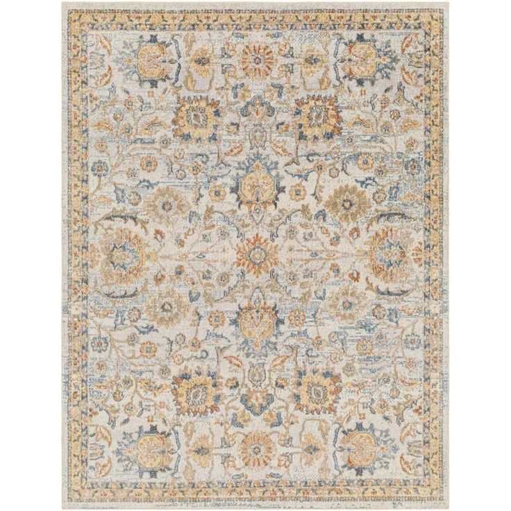 Livabliss Teppich CINCINNATI, rechteckig, Höhe: 10 mm, Maschinenwaschbar, Vintage Kurzflor Wohnzimmerteppich, Schlafzimmer