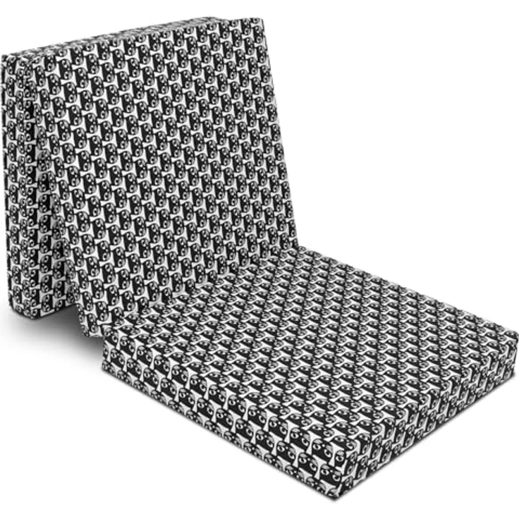 CloudComfort Basic Klappmatratze 70 x 195 cm mit Katzenmuster , 10 cm hoch – Bild 4