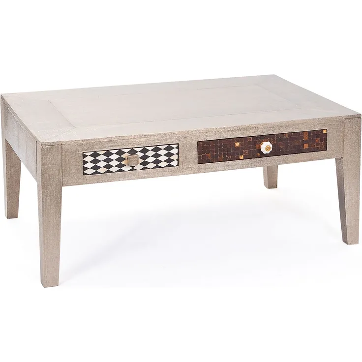 Couchtisch >Noida< 2 Schubladen 110 x 70 x 45 cm