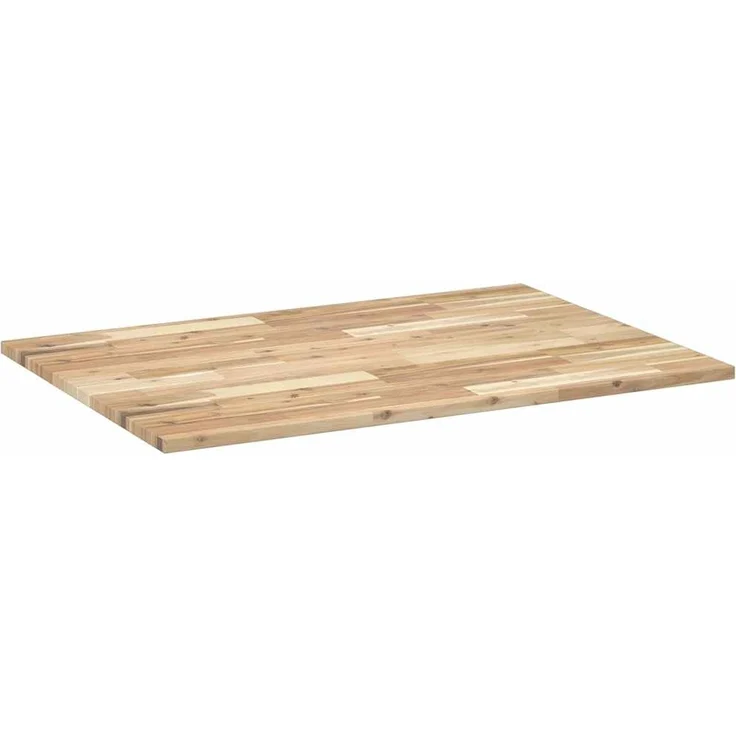 vidaXL Tischplatte Rechteckig 100x70x2 cm Massivholz Akazie 4008761 – Bild 5