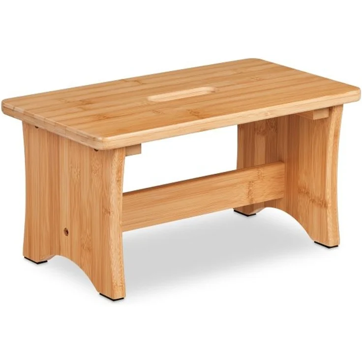 Relaxdays Hocker Bambus – Bild 1