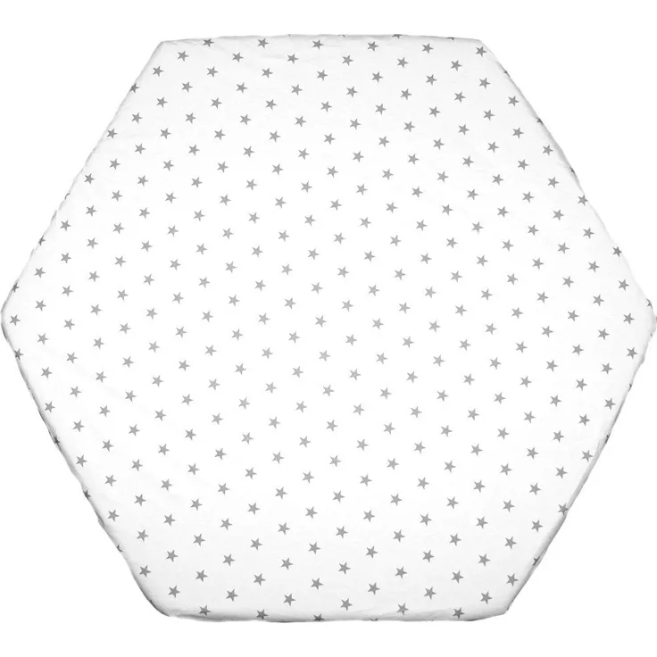 Primawela Spannbettlaken Baby Kinder 6-eck Laufgitter Laufstall Matratze 105x120cm, Gummizug: Rundum