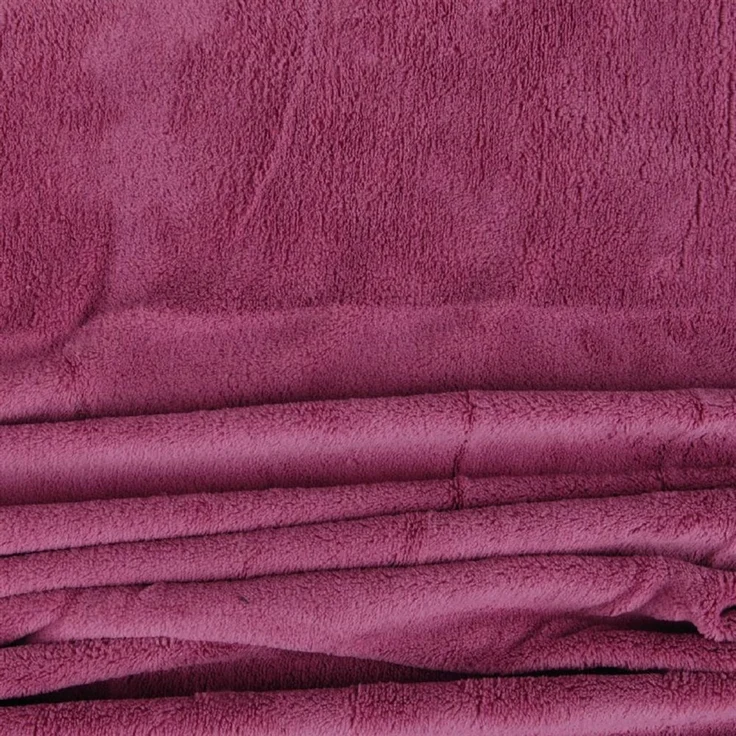 Kuscheldecke supersofte Tagesdecke vielseitig verwendbare Microfaser-Decke, flauschig und anschmiegsam in vielen verschiedenen modischen Farben erhältlich (altrose - pflaume / 210x280 cm) – Bild 1