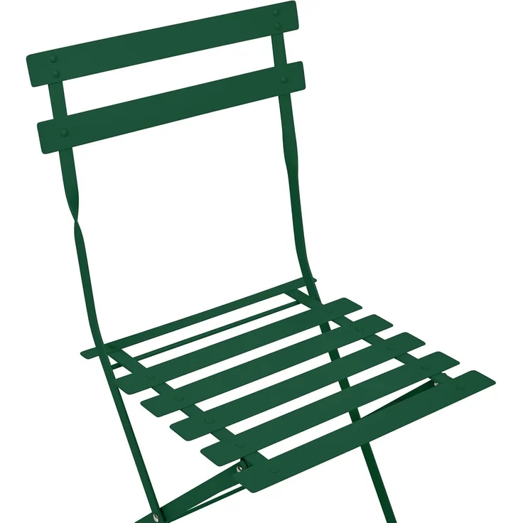 Bistro Set FIORI Metall Dunkelgrün Grün – Bild 9