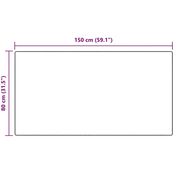 vidaXL Rutschfester Teppich aus Kunstkaninchenfell OLITE Creme 42021654 – Bild 10