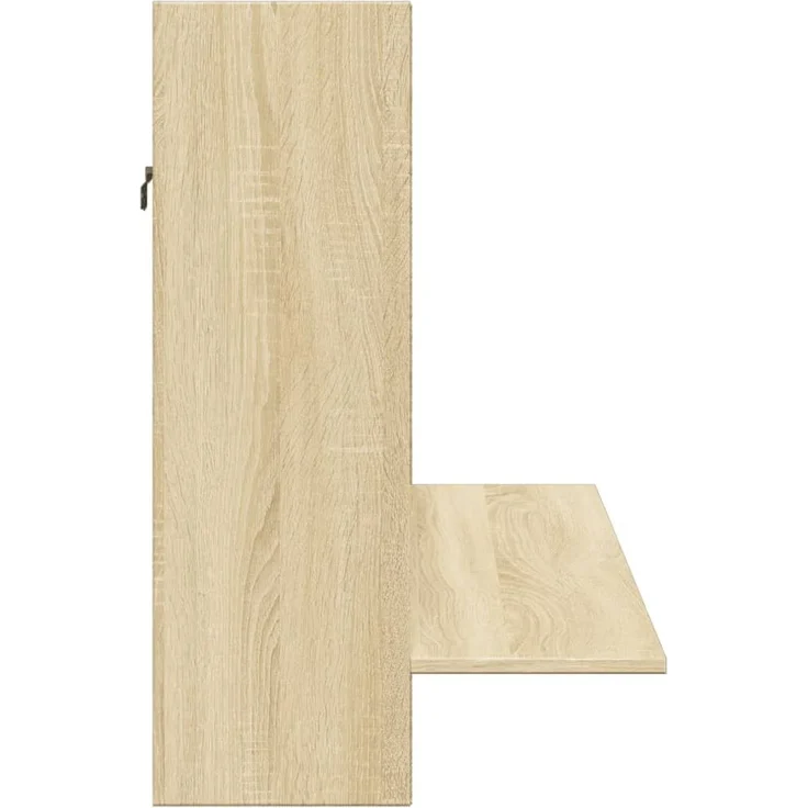 vidaXL Wand-Schreibtisch Sonoma Eiche 105x48x75 cm Holzwerkstoff 847970 – Bild 4