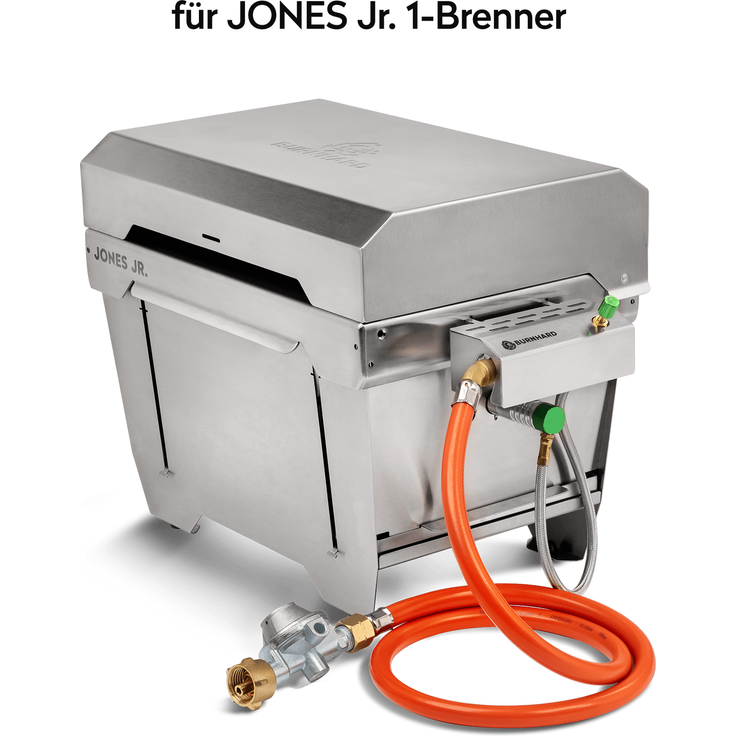 BURNHARD Gasflaschen Adapter für Gasgrill JONES Jr, Kit für 5, 8 und 11 kg , inkl. 1.5 bar Druckminderer und Adapter - Multi-Color - #946831 – Bild 2